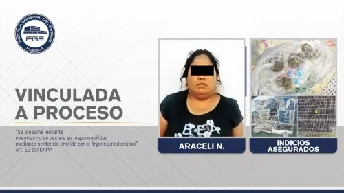 Vinculada a proceso mujer detenida durante cateo