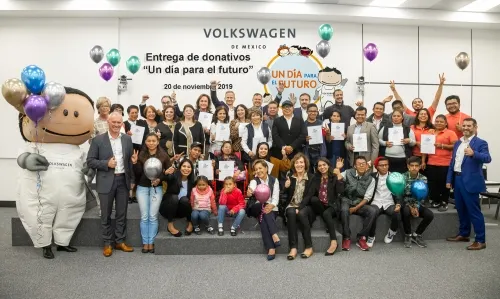 Volkswagen de México mantiene su apoyo a la niñez