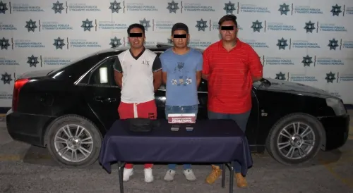 Detuvieron fuerzas municipales a cinco probables asaltantes