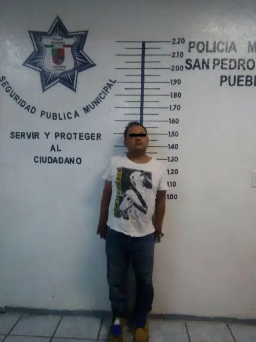 Detiene policía de San Pedro Cholula a sujeto que atropelló dos mujeres