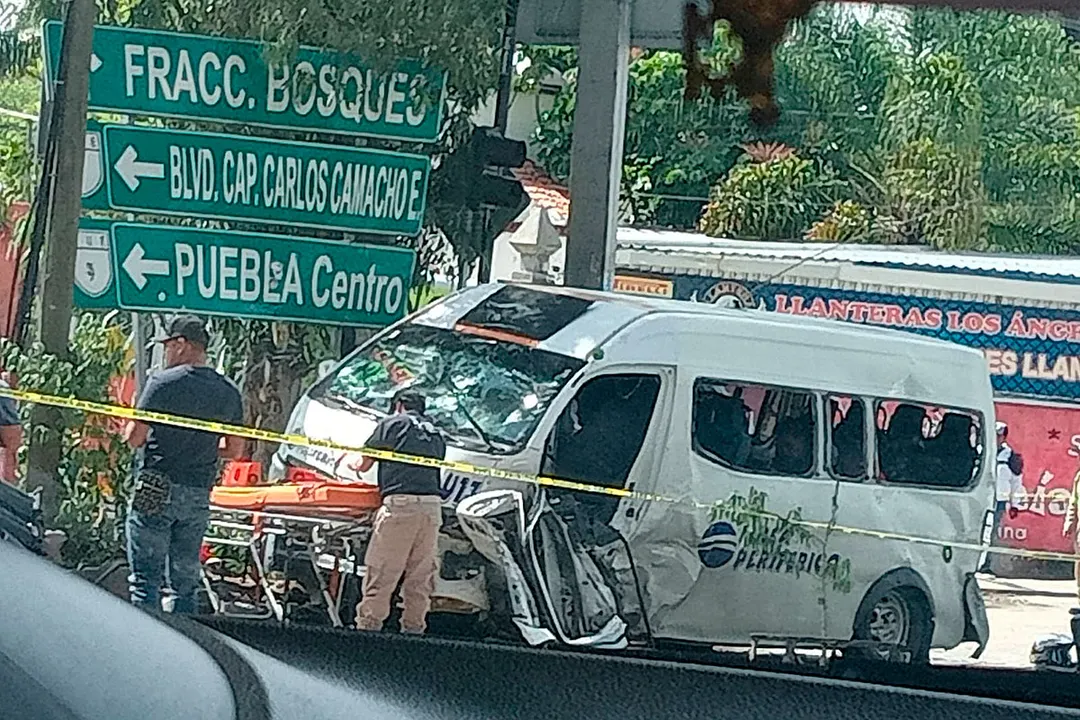 Accidente Choque Periferico Ecologico Valsequillo