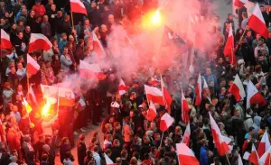 Se manifiestan 5 mil en Polonia contra acogida de refugiados
