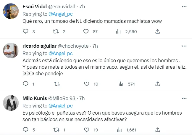 reacciones Franco Escamilla