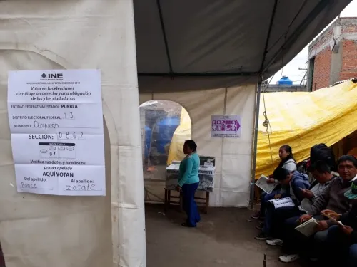 Copiosa la participación para votar en Chalchihuapan