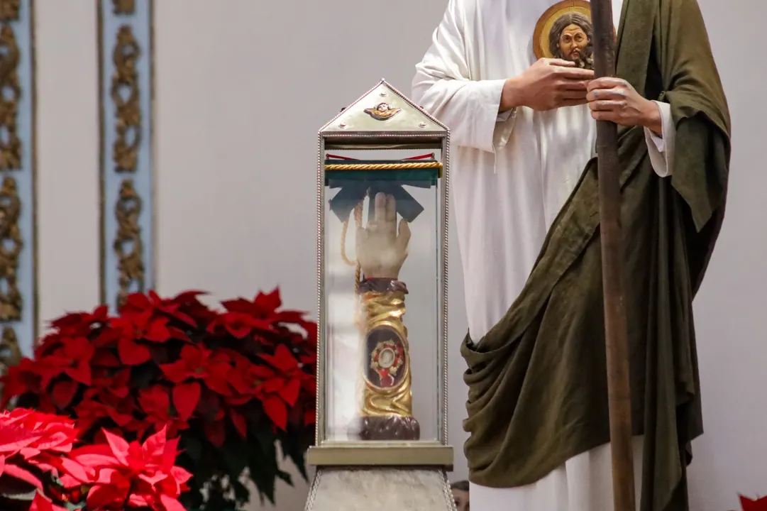 Reliquias de San Judas Tadeo parten de Tulcingo de Valle rumbo a Michoacán