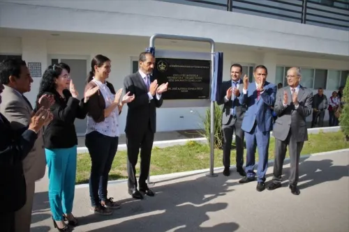 Inaugura Esparza Ortiz nuevo edificio de la Preparatoria Zapata en Texmelucan