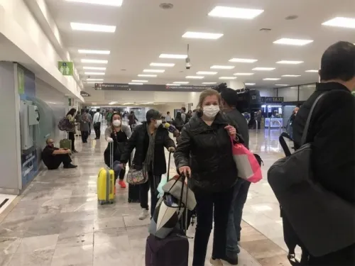 Sin reporte de casos sospechosos de coronavirus en vuelo procedente de Italia