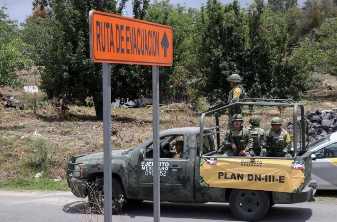 rutas de evacuación Sedena