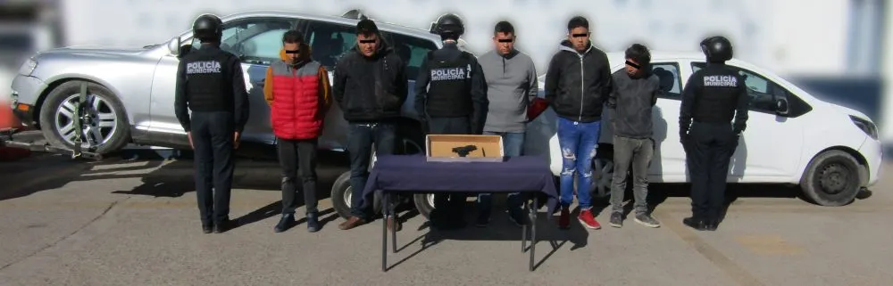 Policía municipal desarticuló grupo delictivo presuntamente dedicado al robo de vehículo
