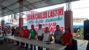 Destapan a Lastiri en Villa Ávila Camacho para gobernador