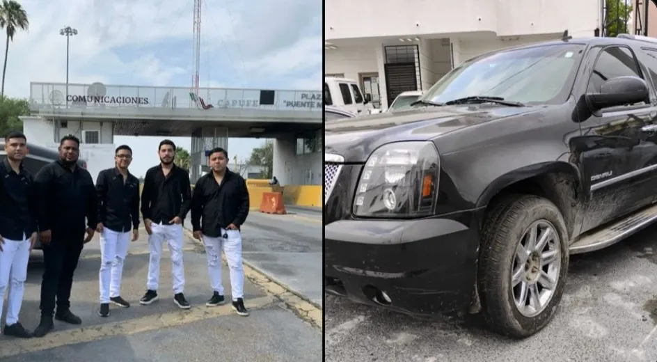 Hallan camioneta del Grupo Fugitivo en Reynosa; los cinco músicos siguen desaparecidos