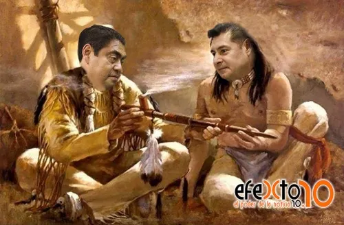 Barbosa y Armenta fuman la pipa de la paz