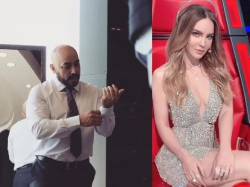 Captan a Lupillo Rivera en tienda de vestidos de novia… ¿con Belinda?