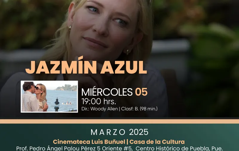 Secretaría de Arte y Cultura de Puebla presenta ciclo de cine “Mujeres Fuertes”