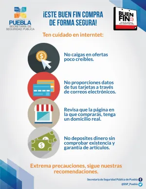 Ofrece SSP consejos de seguridad para el Buen Fin
