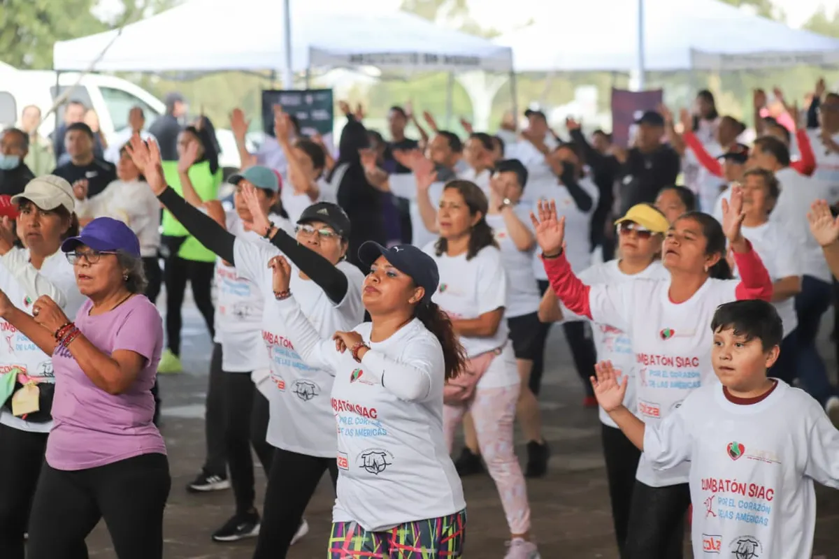 Por una vida saludable, Gobierno de Puebla organiza Primer Gran Zumbatón Estatal 2025