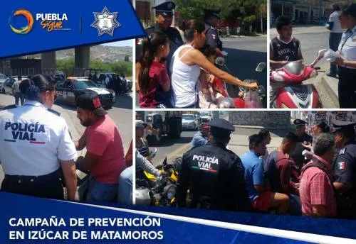Vialidad estatal y Policía Federal implementan campaña de prevención de accidentes