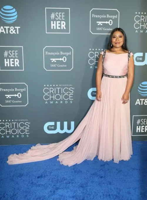 Así lució Yalitza Aparicio en los Critics’ Choice Awards 2019