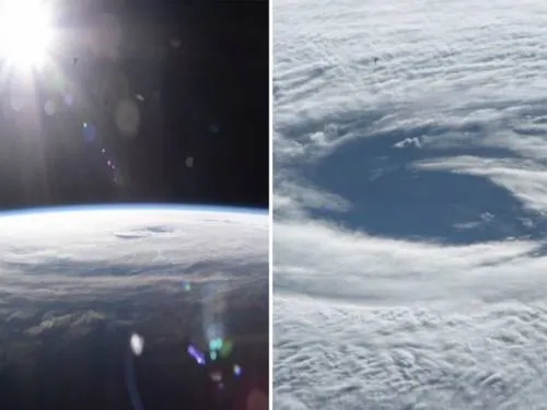Astronauta vigila el “huracán María” y las imágenes que envía a la Tierra son impresionantes