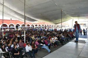 Participan miles en Asamblea Informativa de Morena en San Pedro