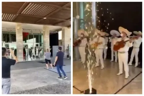 Con mariachi y pirotecnia, reciben a primeros huéspedes en hotel Moon Palace de Cancún