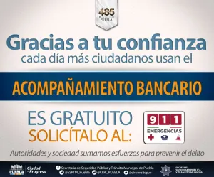 Acompañan con policías a quienes realizan transacciones bancarias