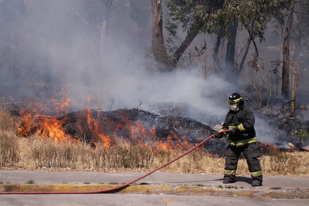 Incendio en Los Fuertes