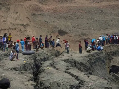 Deslave en mina deja al menos 54 muertos en Birmania