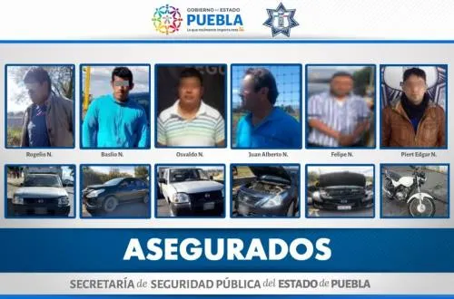 La SSP aseguró a 6 personas en posesión de vehículos con reporte de robo