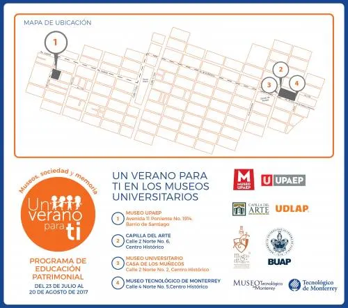 Museos Universitarios de Puebla promueven actividades para niños y adultos este verano