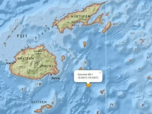 Terremoto de 7.8 grados golpea las islas Fiji