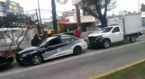 Nuevamente, patrulla de seguridad se ve involucrada en carambola