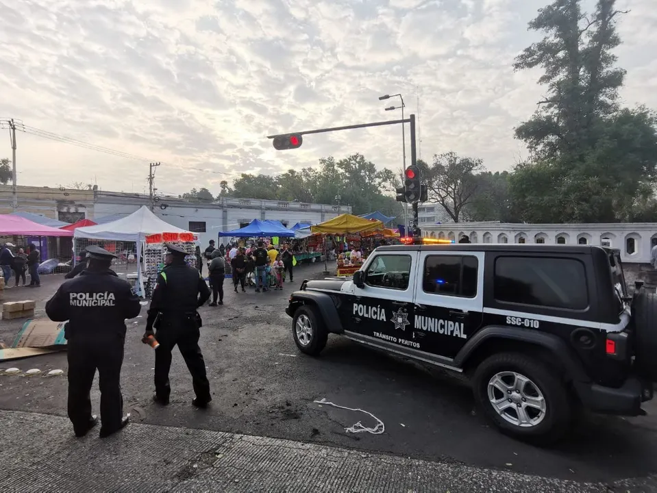 Con operativo de seguridad, ayuntamiento de Puebla vela por la tranquilidad de feligreses