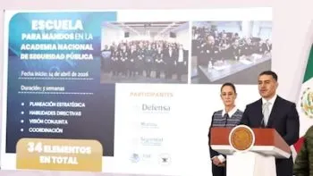 La Escuela de Mandos formará a los próximos secretarios de Seguridad de estados y municipios
