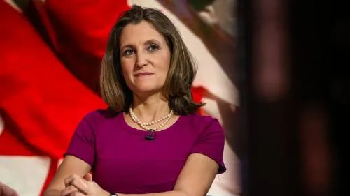 Freeland: EU sí quiere un acuerdo con Canadá