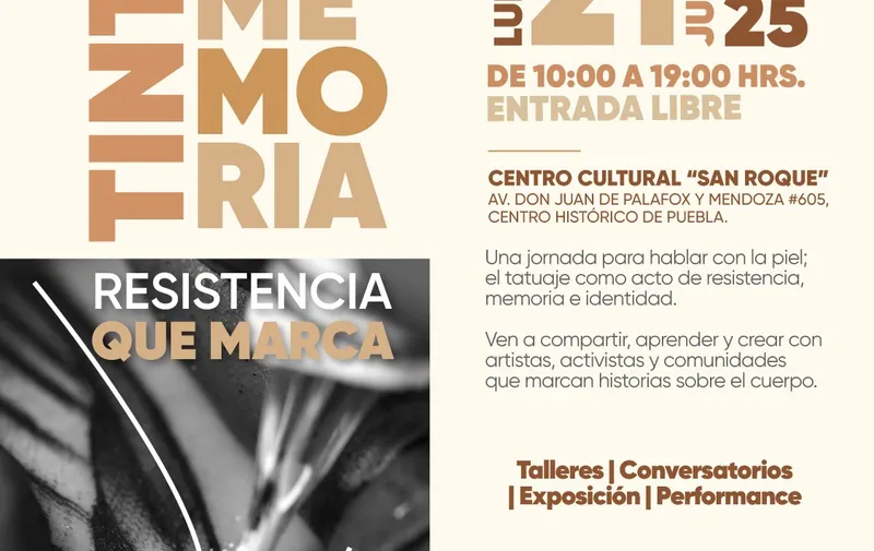 Presentan encuentro de tatuadoras y tatuadores en el Centro Cultural “San Roque”