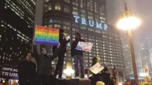 Paisanos se unen al grito de “Trump no es nuestro presidente”