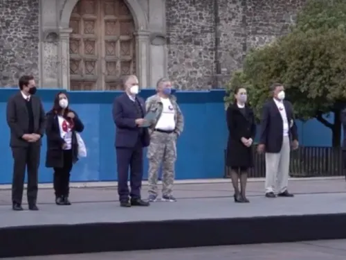 Encabeza Sheinbaum conmemoración del 2 de octubre en Tlatelolco