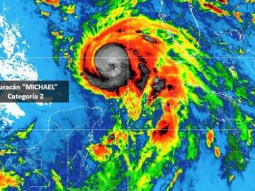 “Michael” se intensifica en el Golfo de México como categoría 2
