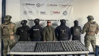 Fuerzas de seguridad detienen a presunto narcomenudista de Tehuacán