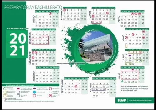Aprueban Calendario Escolar para el ciclo 2021 de la BUAP