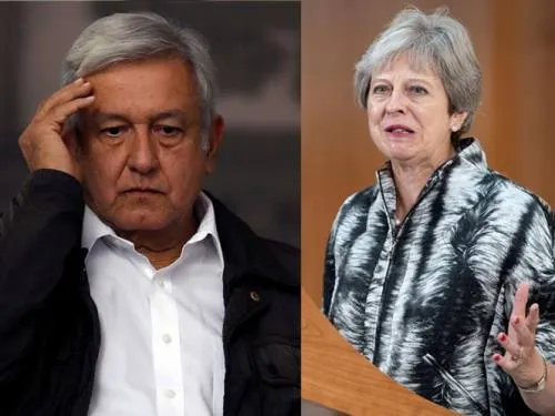 López Obrador conversó con Theresa May