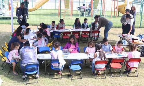Niñas y niños conocen sus Derechos en Ciudad Judicial