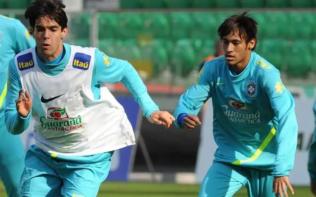 Kaká y Neymar encabezarán el juego mil de Brasil