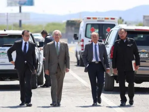 Inaugura Jiménez Espriú entronque Logistik en SLP