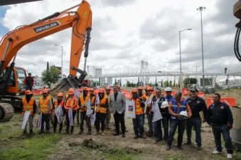 Céspedes continúa la estrategia de movilidad metropolitana con el inicio de obras en la Vía Atlixcáyotl
