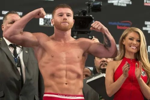 Canelo Álvarez, listo para su combate ante Daniel Jacobs