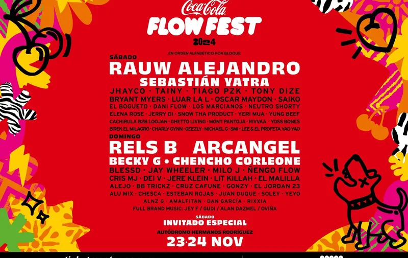 Flow Fest 2024: cartel oficial y fechas del festival de reguetón