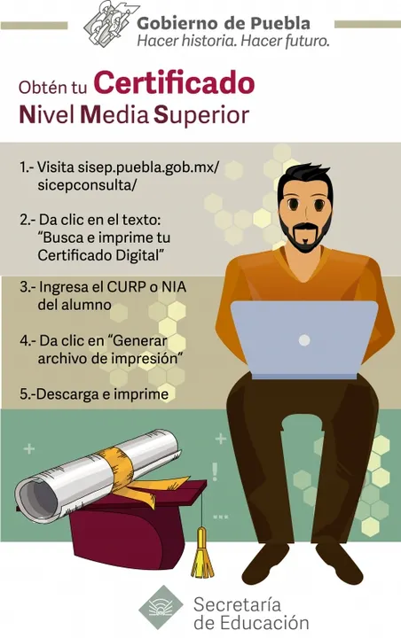 Egresados de media superior podrán descargar certificado digital