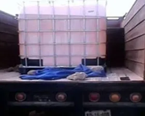 PEP recupera camioneta con combustible de dudosa procedencia